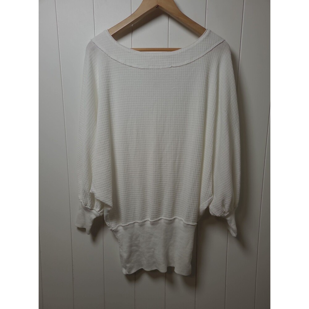 We the Free Shirt Top Womens Size XS Waffle Knit Oversized Beachy Summer